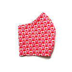 Exclusive Handmade 3D Original Masks Hearts All Over 3 - 6 years old