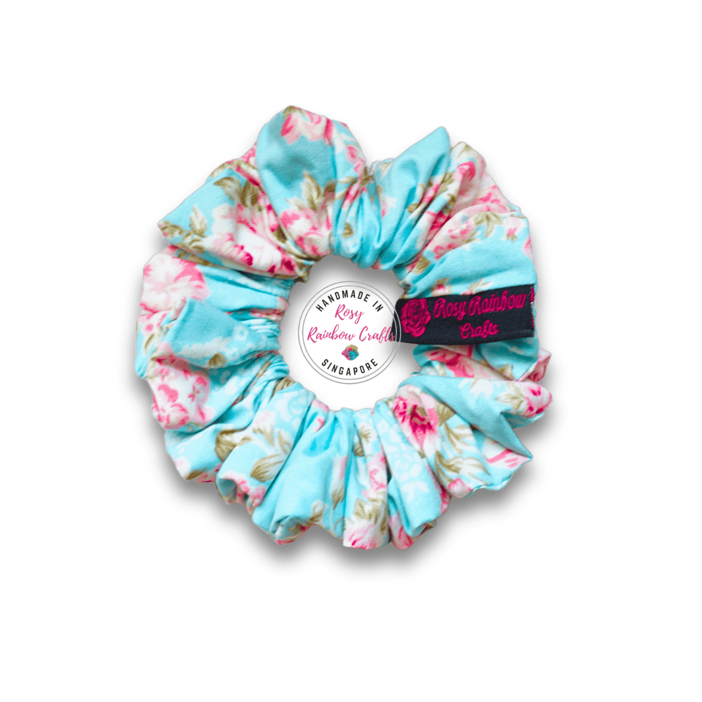 Regular Cotton Scrunchie English Roses