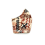 Exclusive Handmade Kids Masks Doodles Batik Brown 3-6 years old