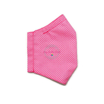 3D Seamless Mask Candy Pink Dots Medium (8-12 years old)