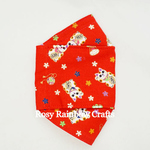 Exclusive Handmade 3D OrigamiBoat Masks Chinese Red Lucky Cat Medium PLUS 10 - 12 years old