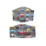 Exclusive Handmade 3D Original Masks On The Road Grey S 3-6 years old