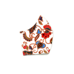 Exclusive Handmade Masks Inspired SQ Airlines Batik Pure White Men