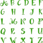 Embroidery Font for Customs Made To Order