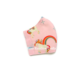 Exclusive Handmade Kids Masks Pink Unicorns 1 3 - 6 years old