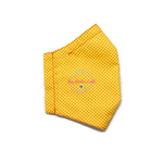 3D Seamless Mask Candy Yellow Dots Small (4-7 years old)