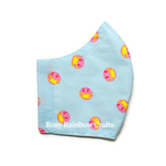 Exclusive Handmade 3D Original Masks Emoji With Masks In Light Blue Medium 7 - 12 years old