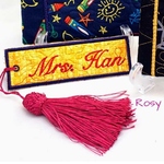 Exclusive Handmade Customs Embroidery Bookmarks