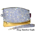 Exclusive Premium Handmade Clematis Multi Purpose Pouch Case Wristlet Dream Chaser