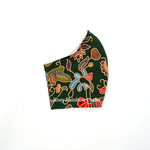 Exclusive Handmade Masks Inspired SQ Airlines Batik Army Green Men