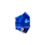 Exclusive Handmade 3D Seamless Masks Mickey Blue Camourflage S 1-3 years old