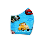 Exclusive Handmade 3D Original Masks Cars All Over Medium 7-12 years old