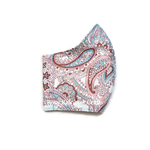 Exclusive Handmade Masks Pastel Paisley Soft Blue WomenTeenagers