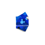 Exclusive Handmade 3D Seamless Masks Mickey Blue Camoa XS 1-3 years old