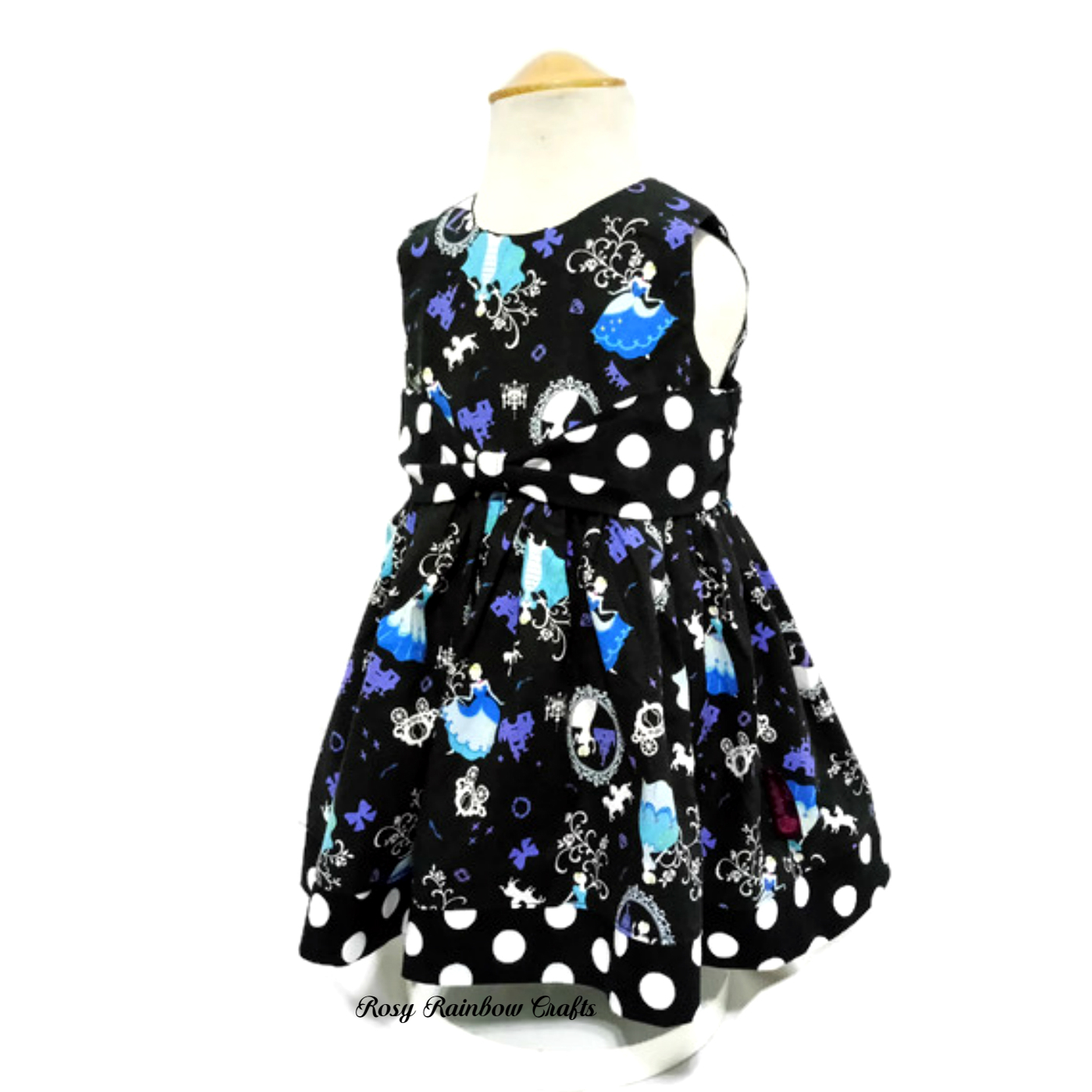 Exclusive Party Dress For Little Girl In Cinderella Black