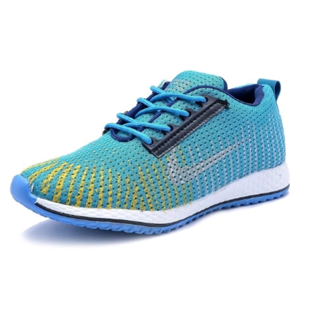 Men's Blue Mesh Sports Shoes