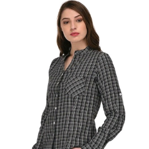 women's Thin Checks Shirt