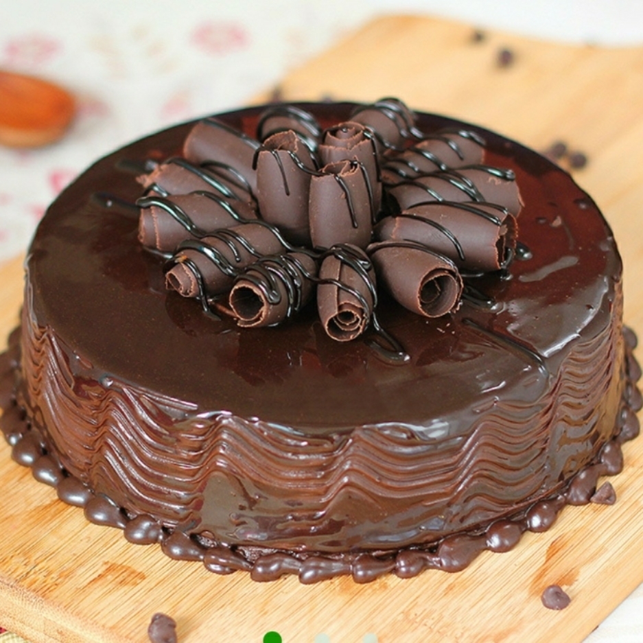 chocolate curl cake 500 grams