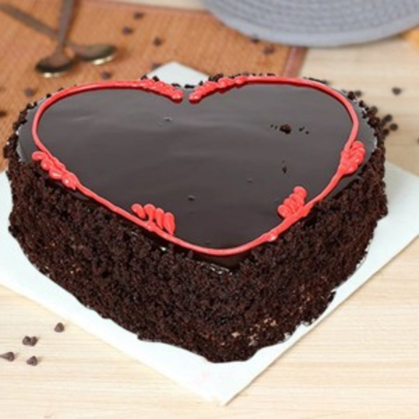 Special Truffle Heart Cake 