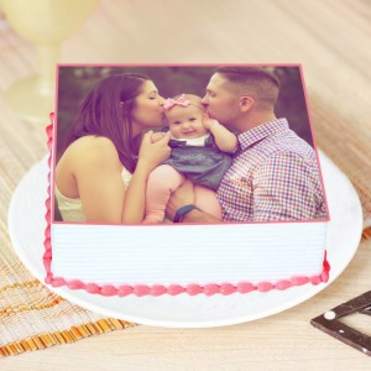 Joyful Moment Photo Cake