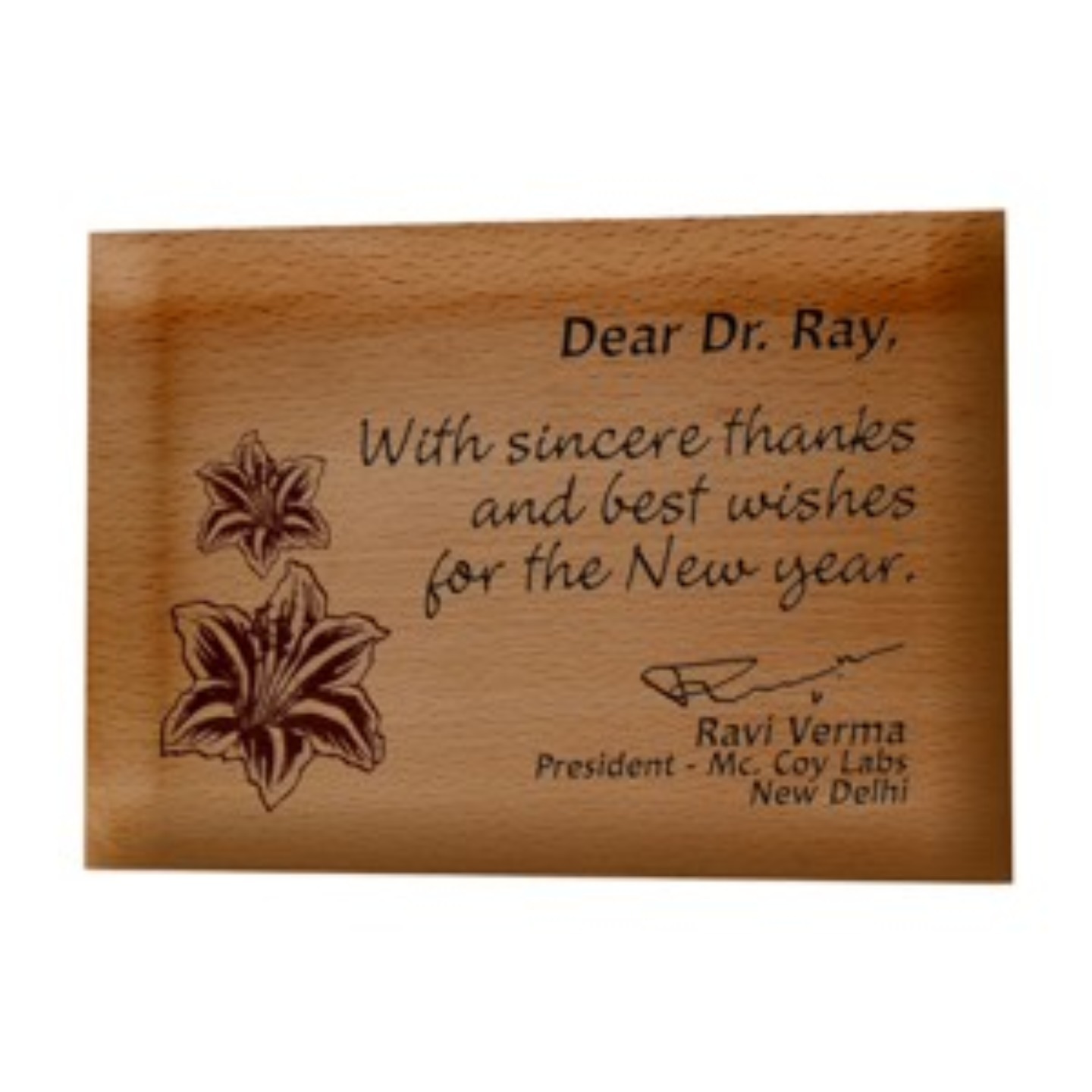 Wooden Plaque