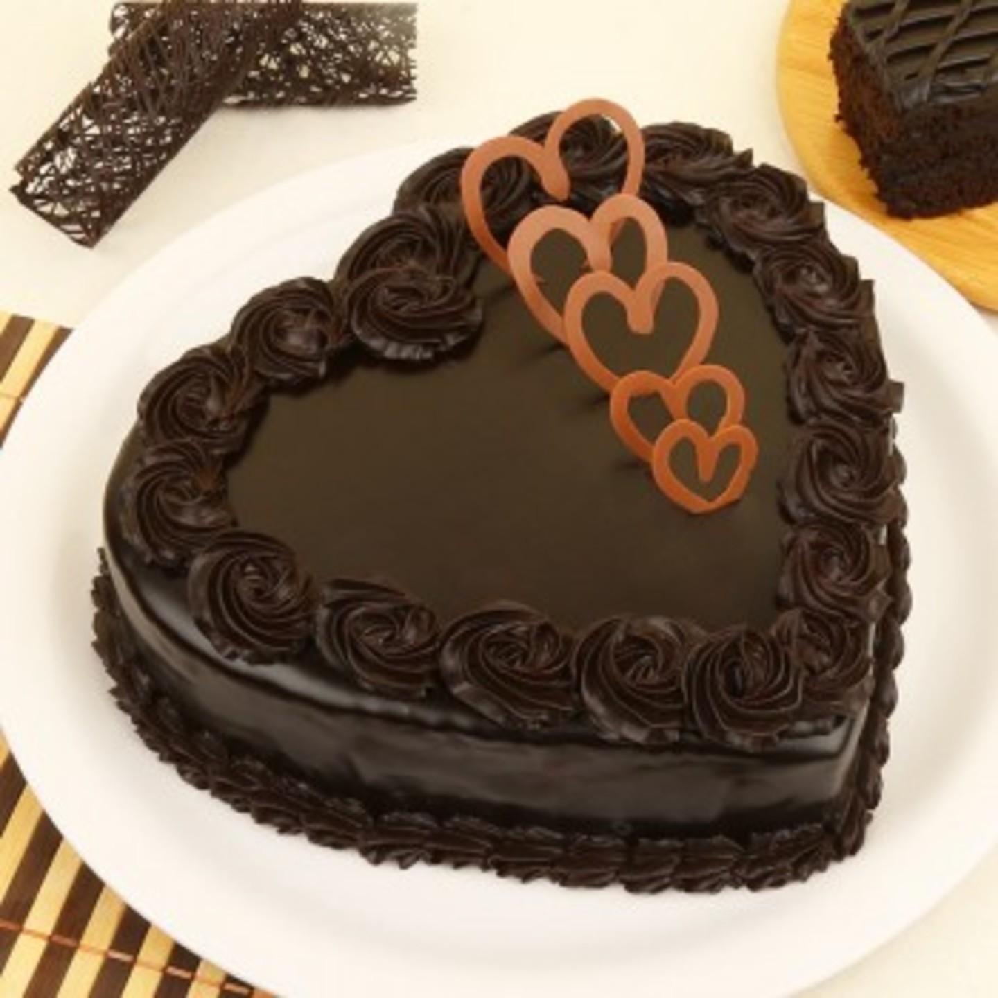 Truffle Heart Cake