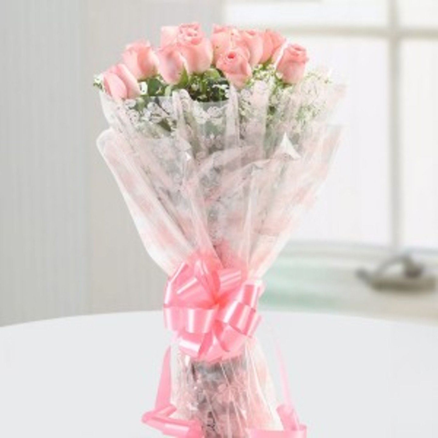 Pink Roses Bunch