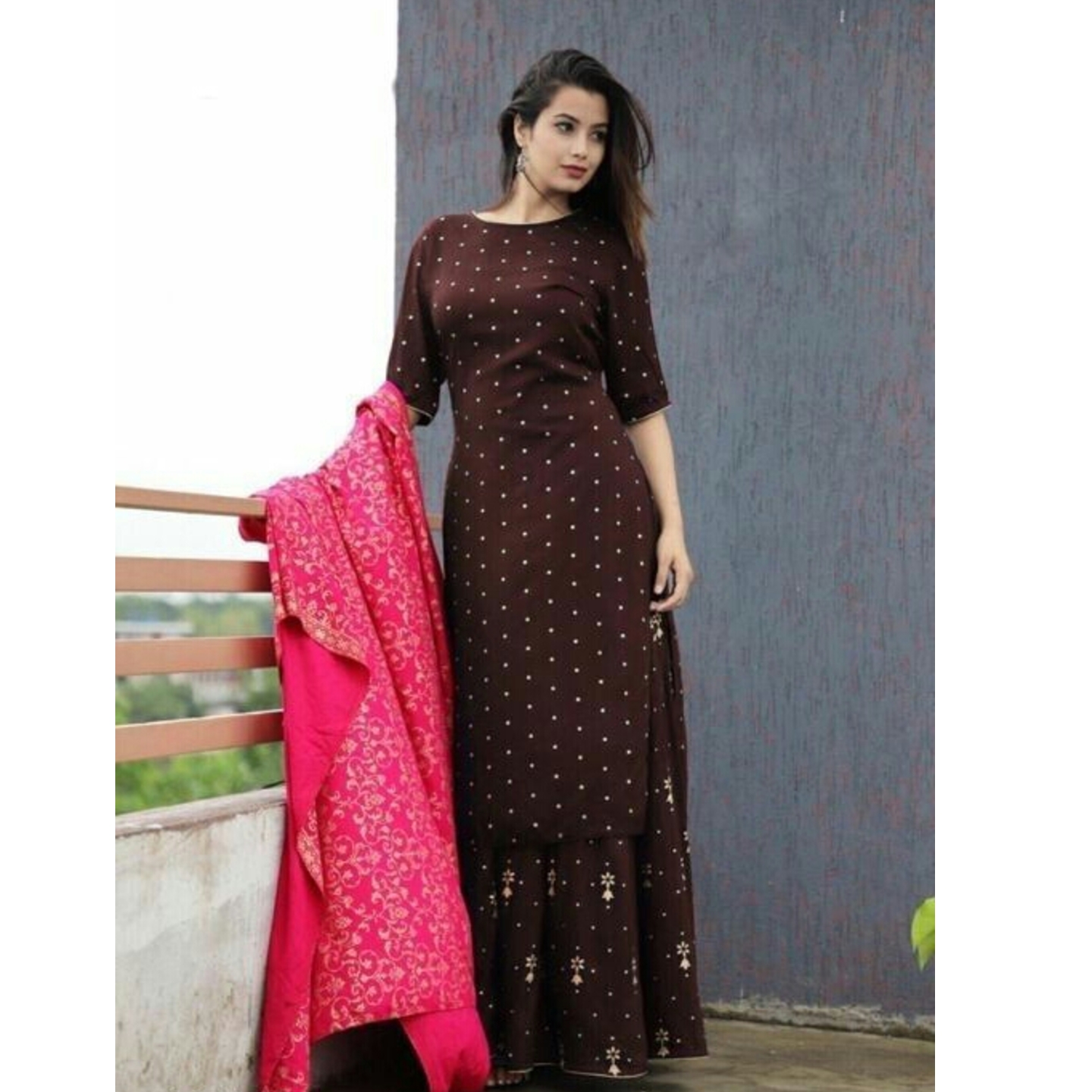 kurti double layer