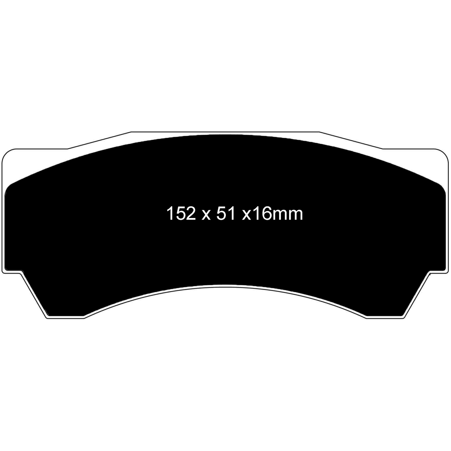 EBC Yellowstuff Brake Pads DP4063R for Alcon Mono6 CAR97