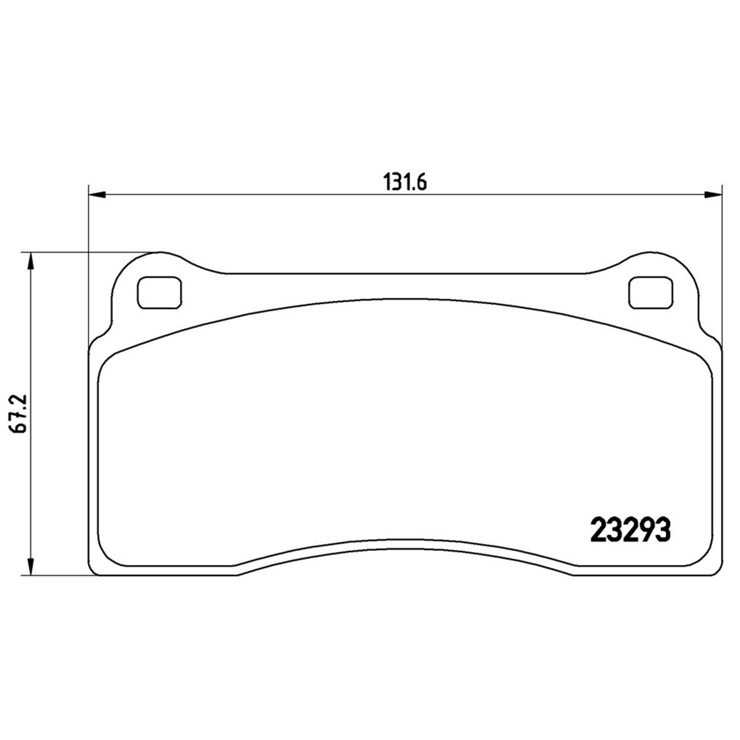 Brembo GT 4-piston 132mm Caliper Brake Pads