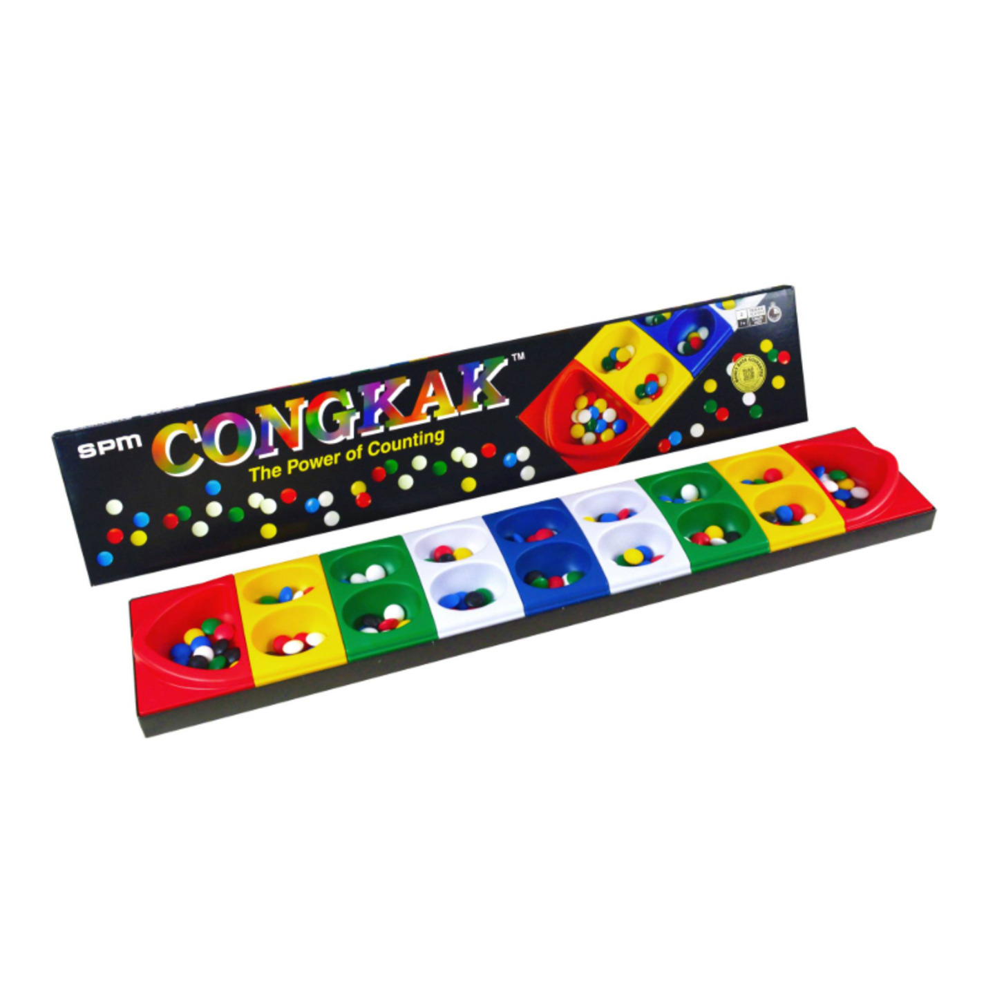 Congkak - 16 Holes Multi Colour