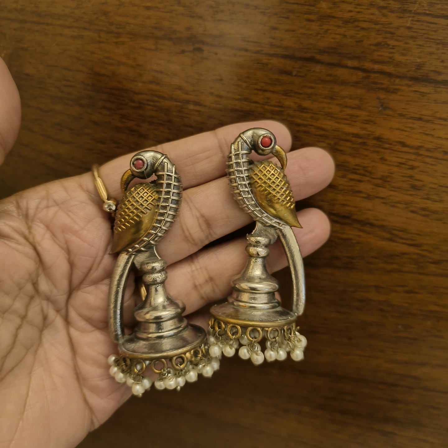 Parrot Jhumkas
