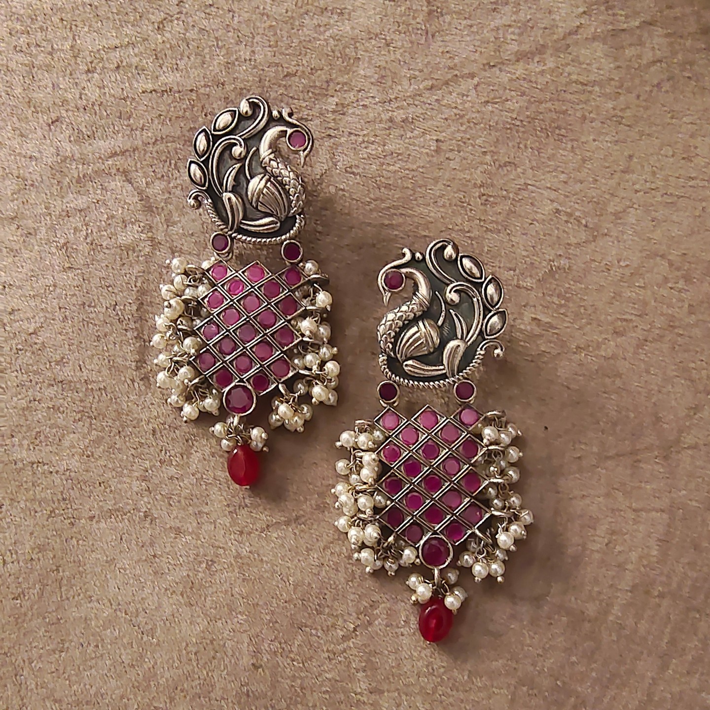 Peacock Earrings