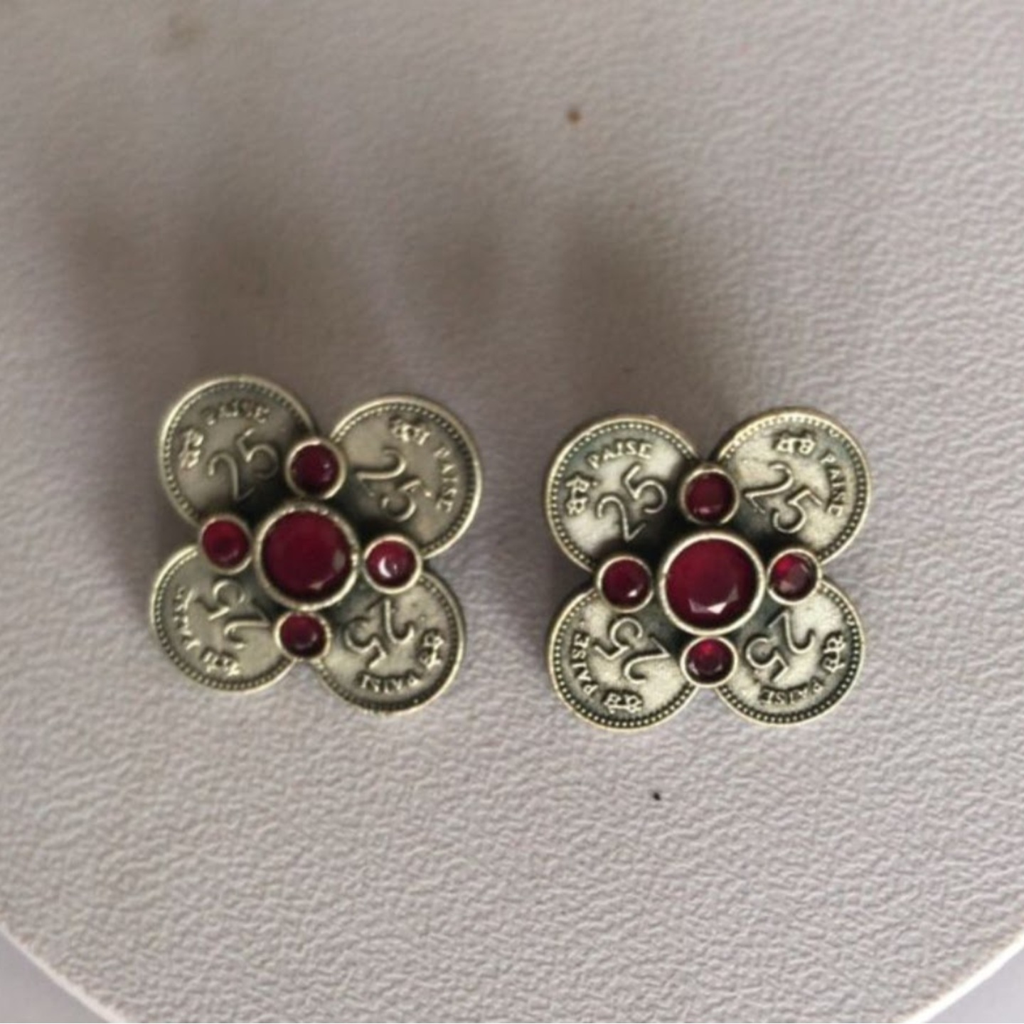 Large sized coin studs
