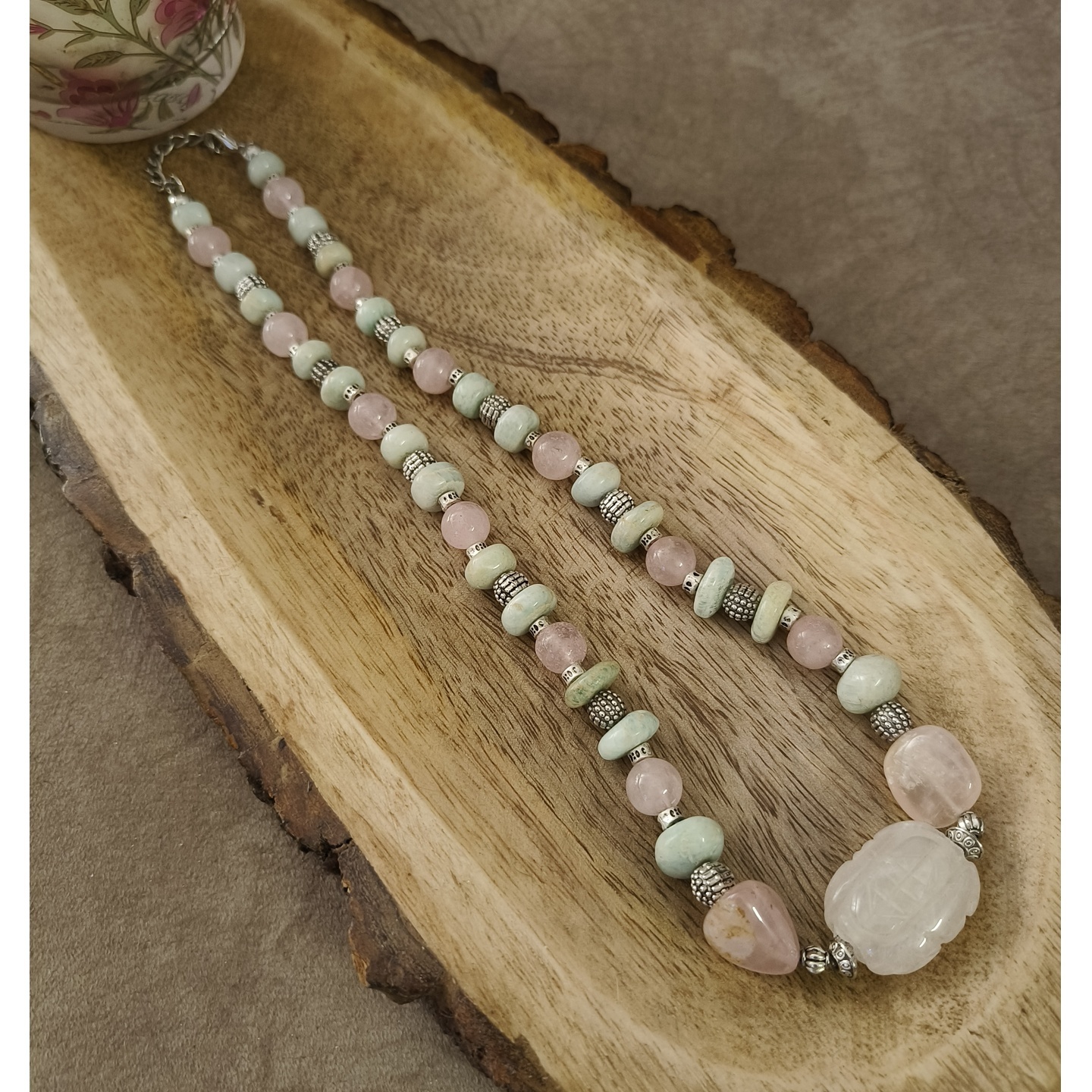 Semi Precious Stone Necklace 