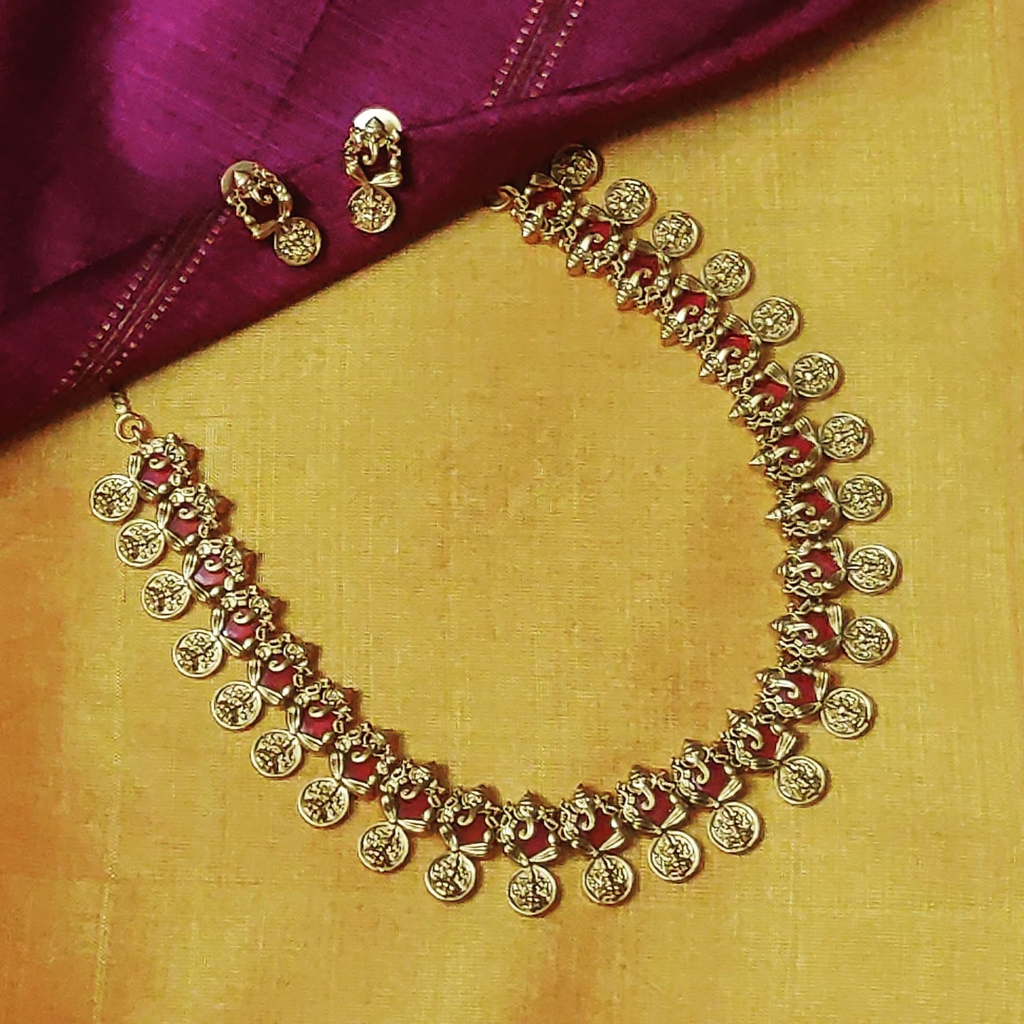 Ganesha Necklace Set