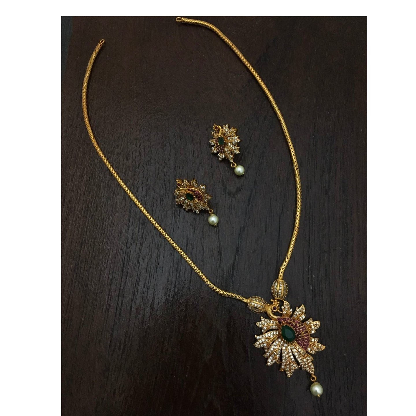 Peacock Necklace Set