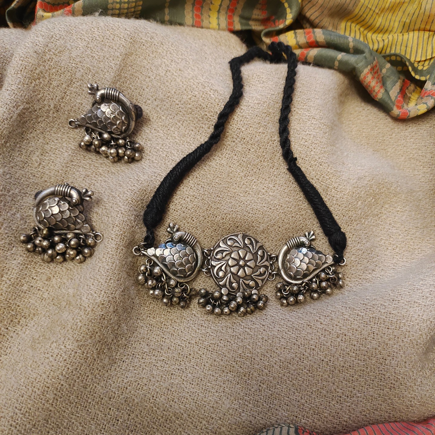 Peacock Choker Set