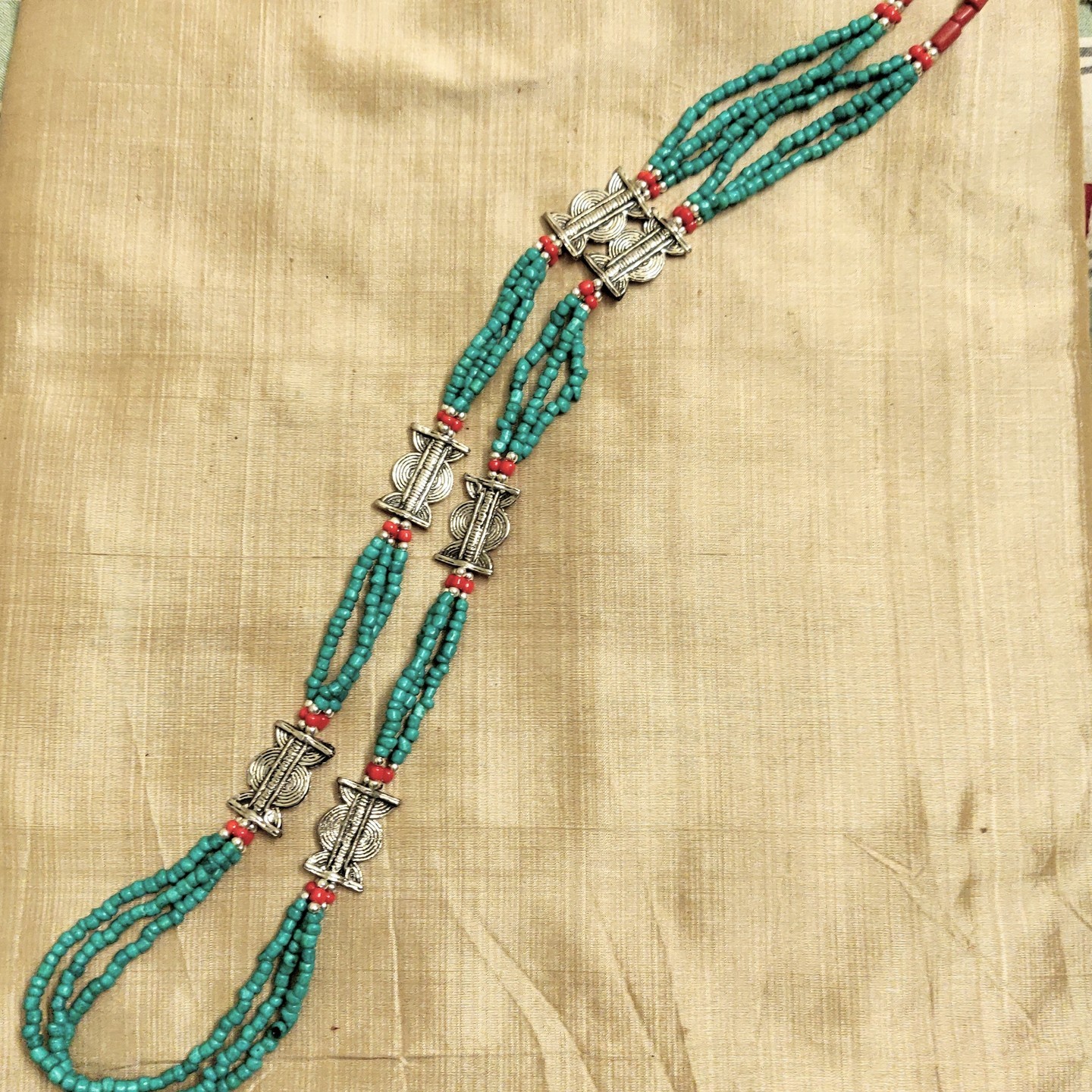 Beaded Long Necklace