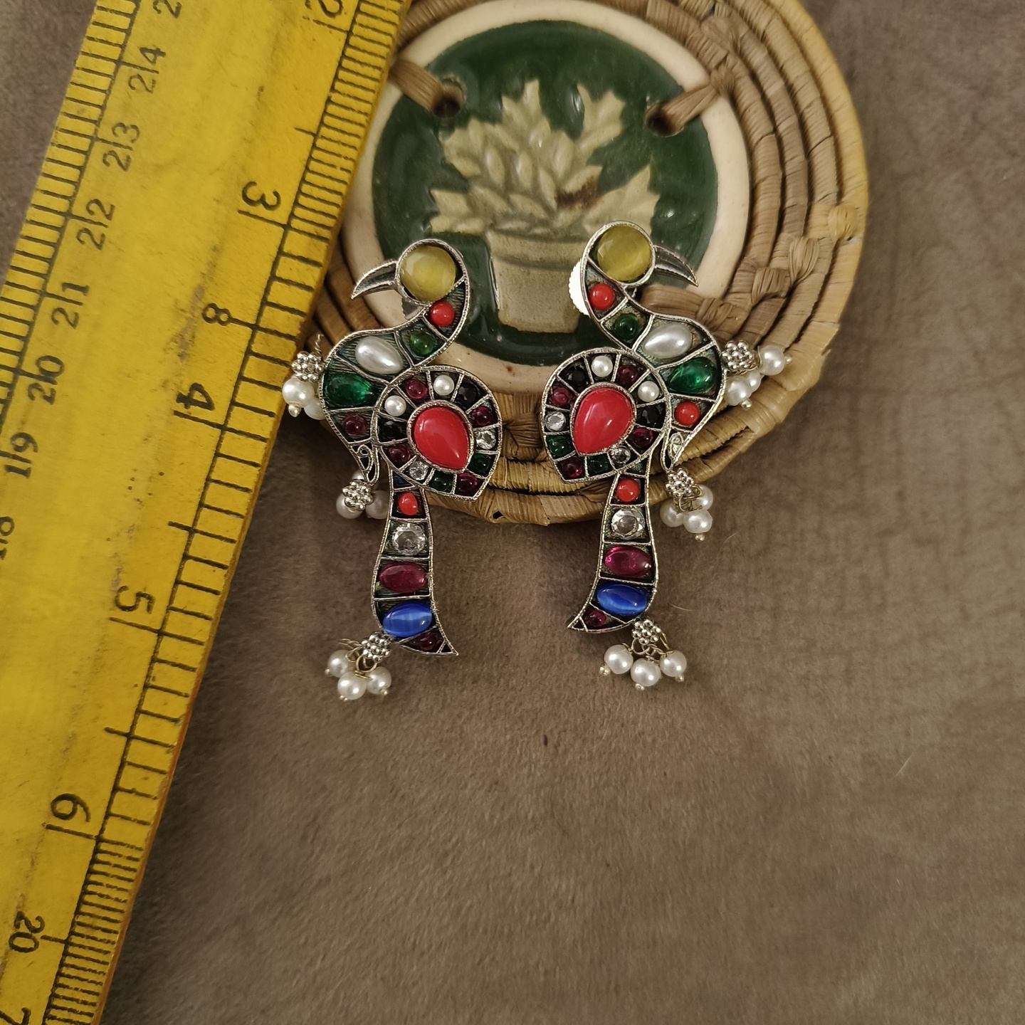 Peacock Earrings