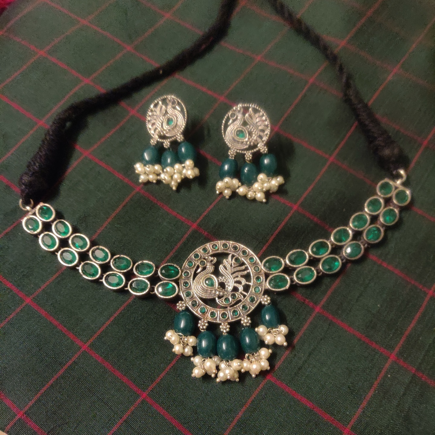 Elegant Peacock Choker