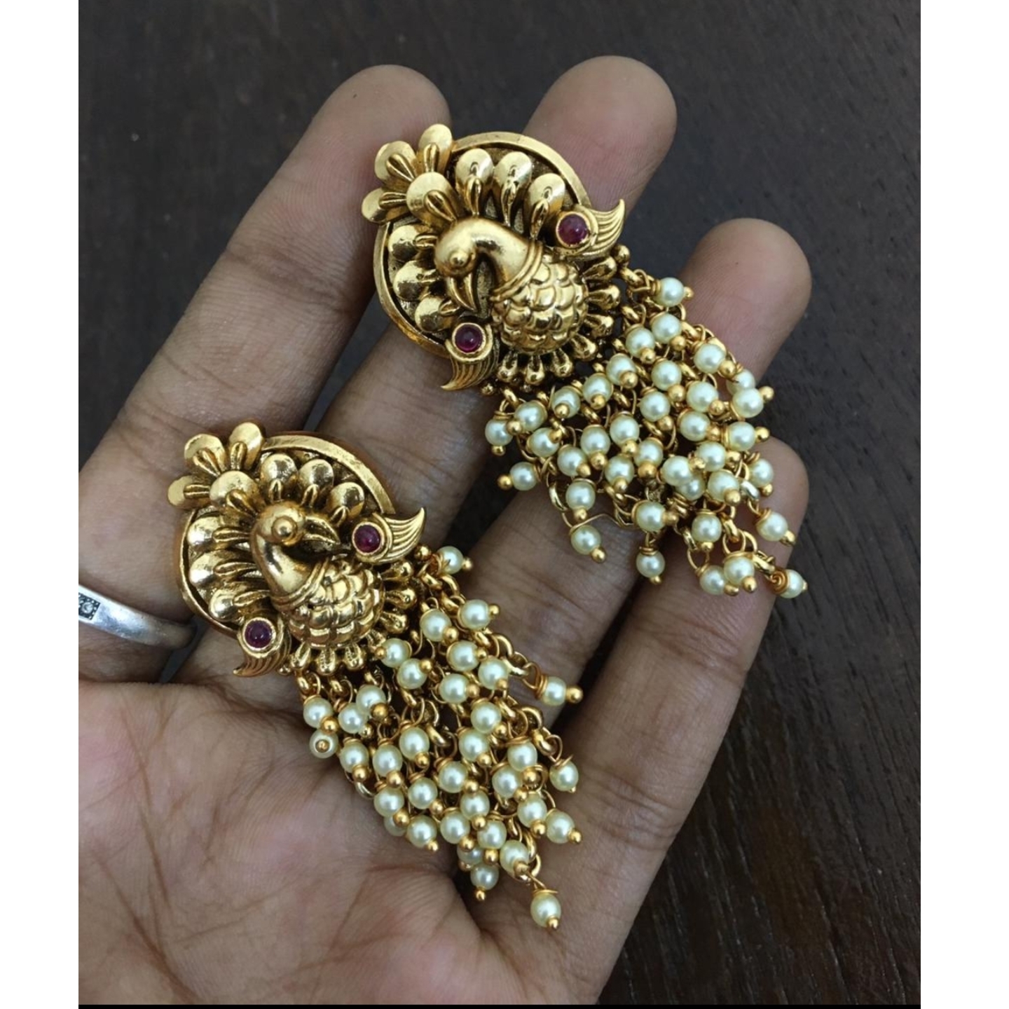 Antique Finish Earrings