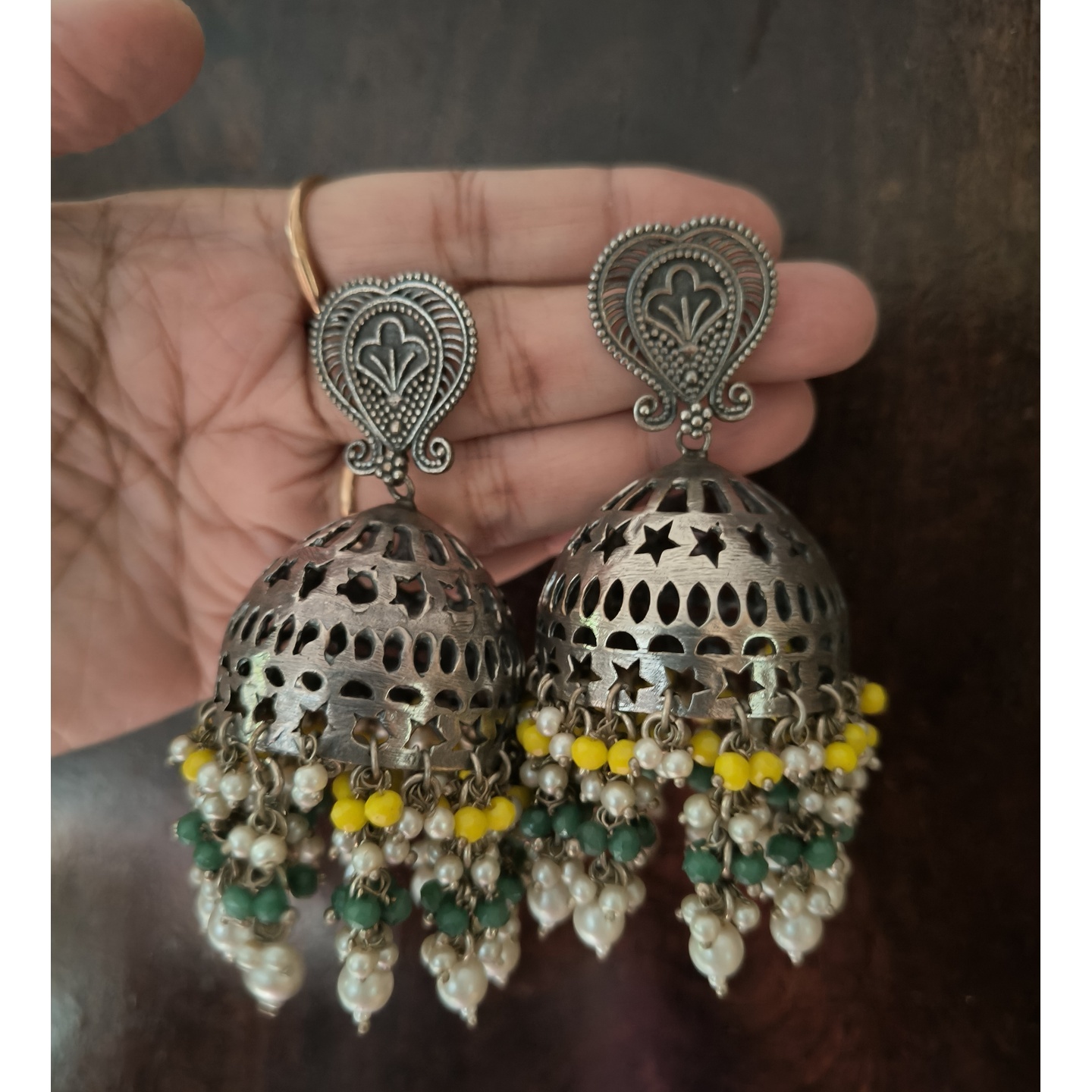 Large Jhumkas