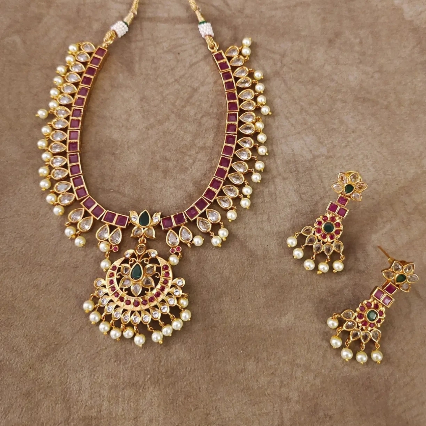 Temple Jewellery - Necklace Set