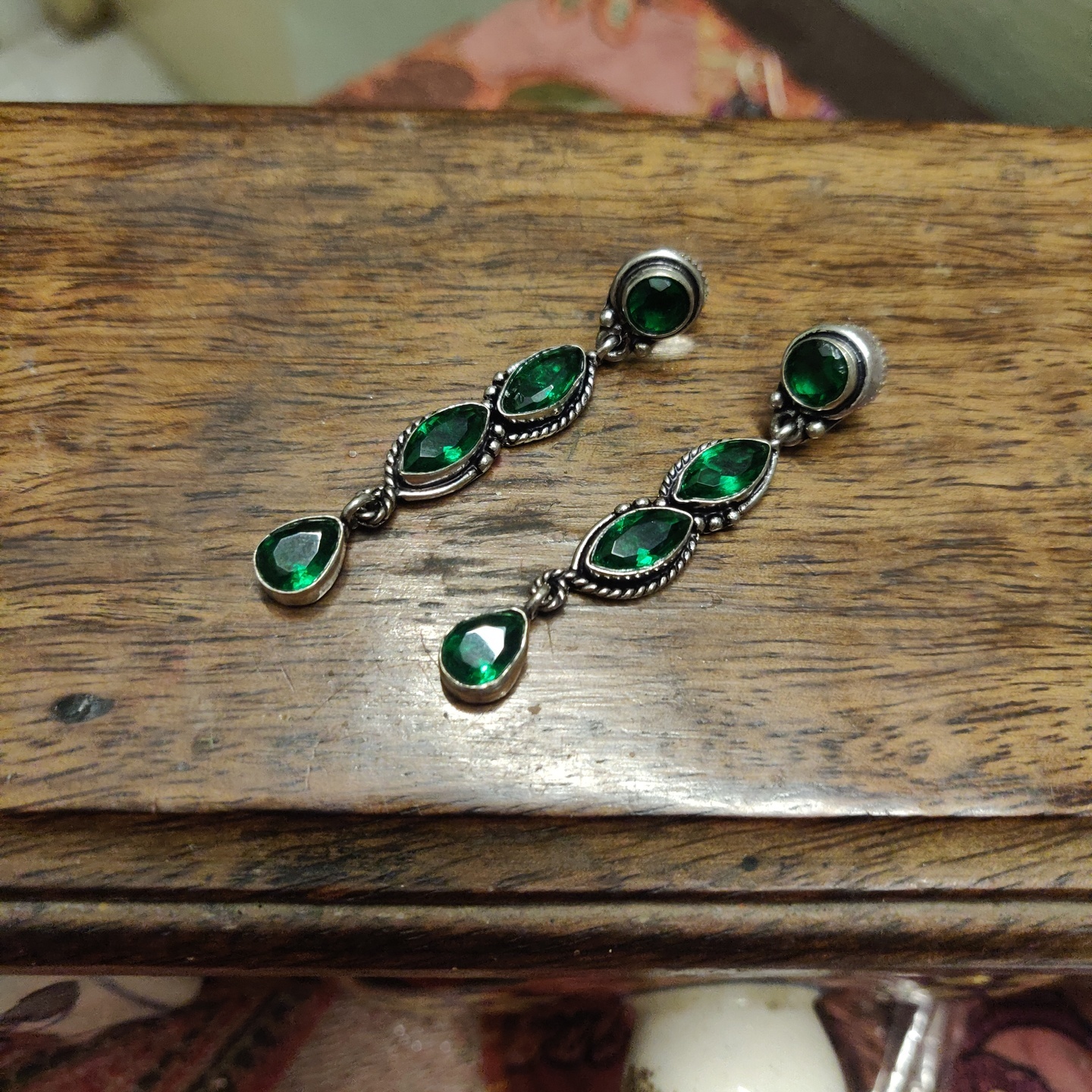 Stone Encrusted Danglers