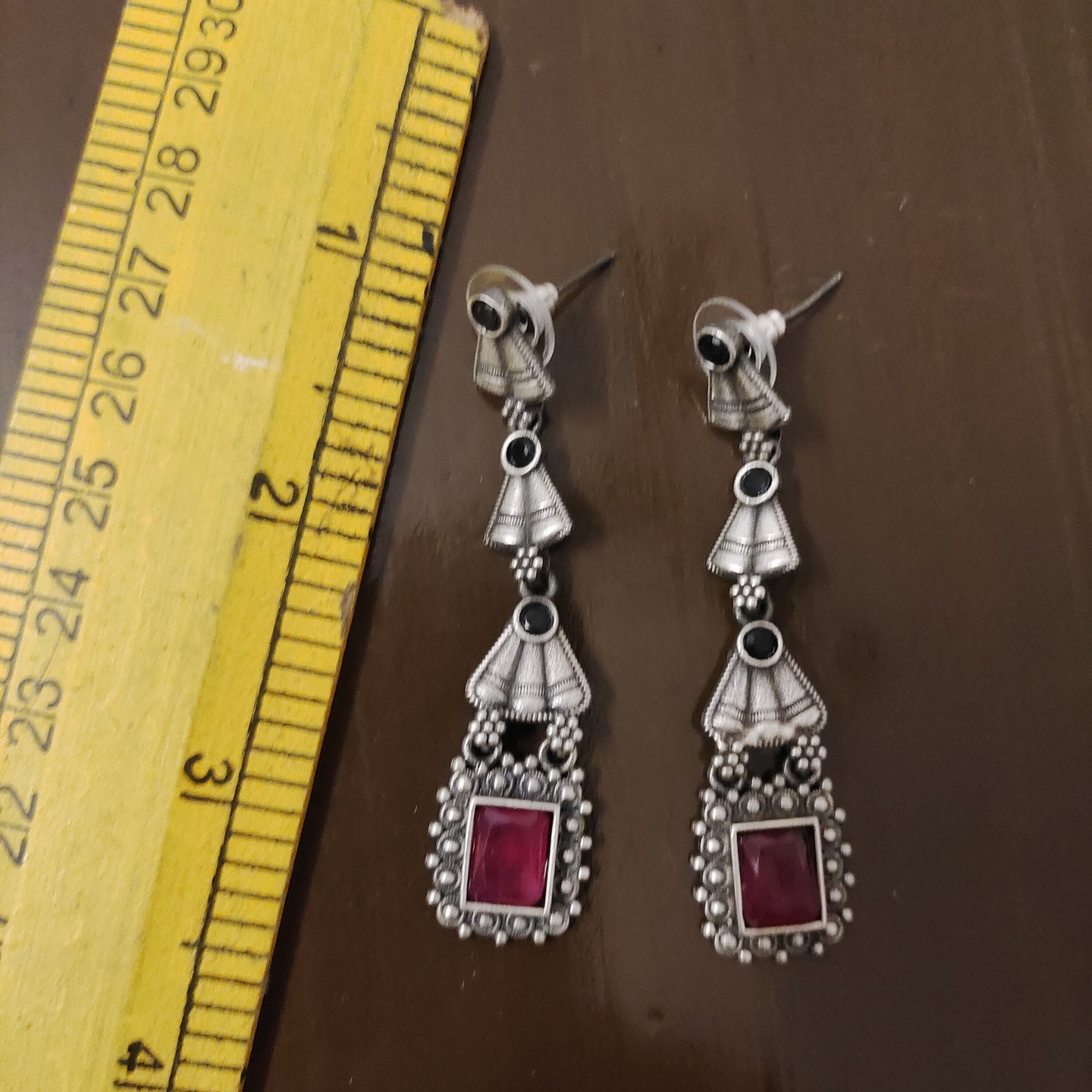 Stone encrusted light weight danglers