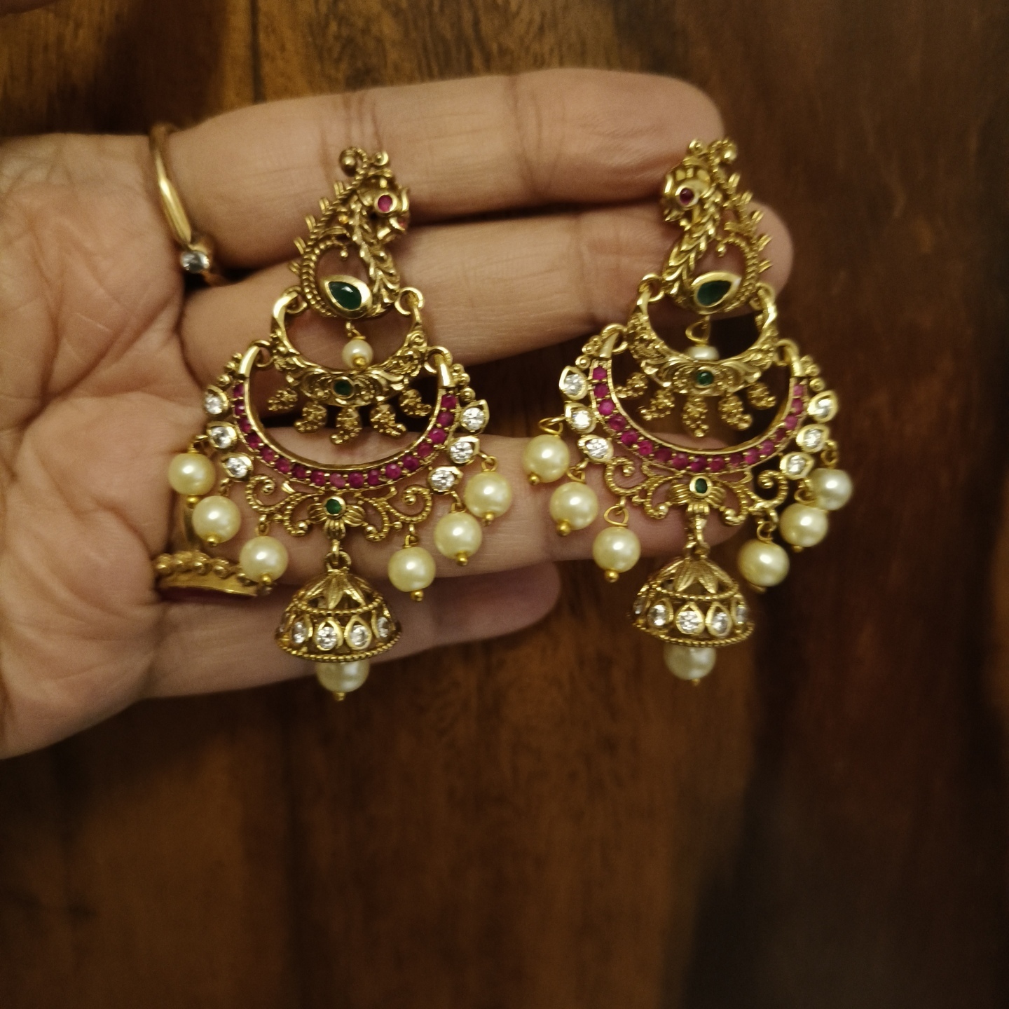 Peacock Statement Danglers