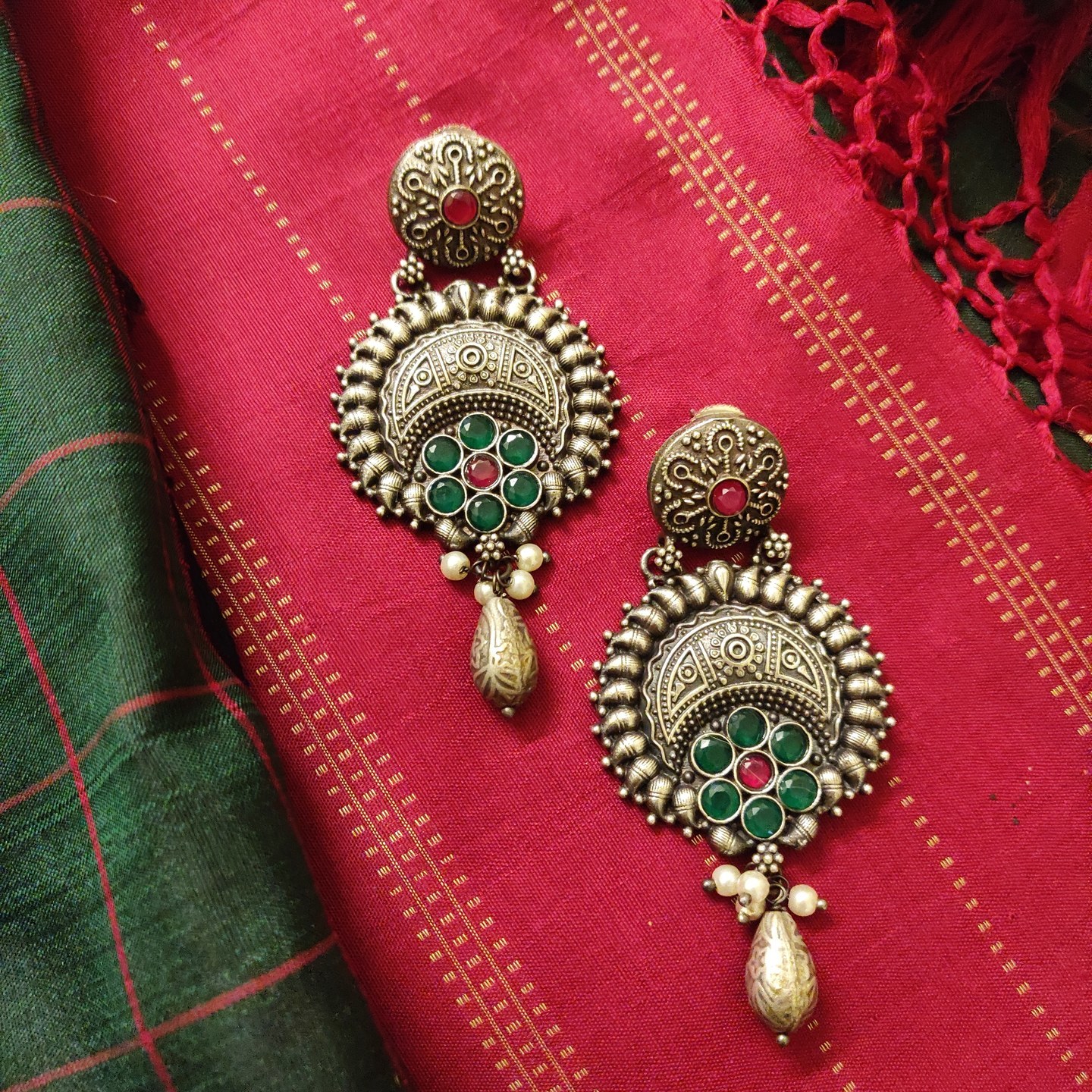 Classic Earrings in Silver Replica
