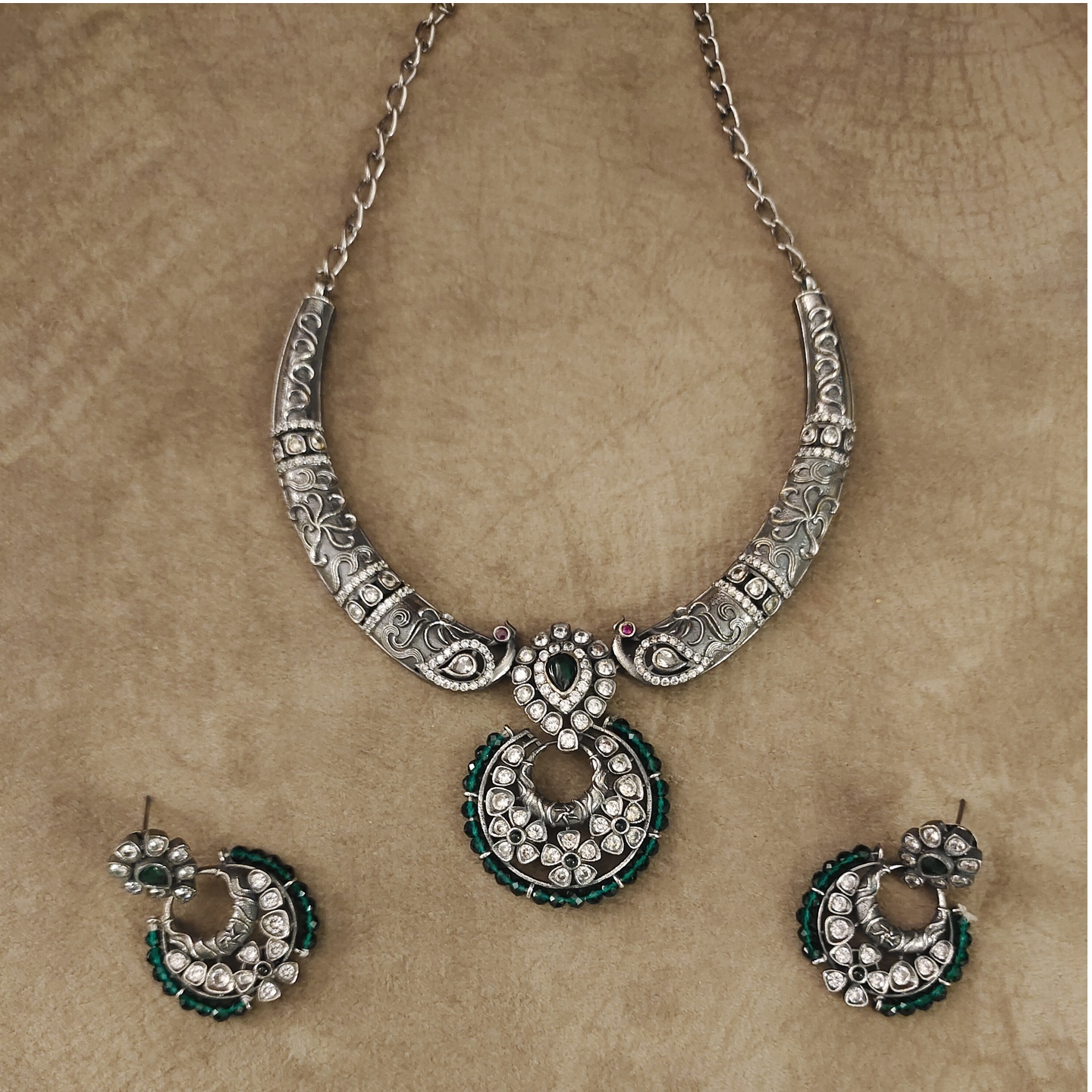 Beautiful Set in Silver Replica