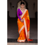 Pure katan silk handloom banarasi saree
